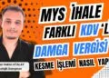 MYS Damga Vergisi ÖDEME