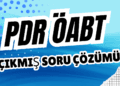 PDR ÖABT Çıkmış Soru Çözümü | 2014 KPSS PDR ÖABT Soruları Analizli ve Konu Anlatımlı Çözümleri